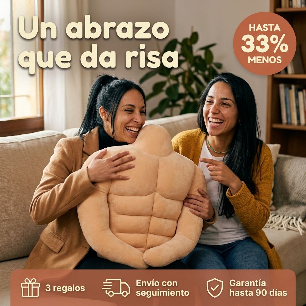 Almohada Peluche Don Tableta con Abdominales