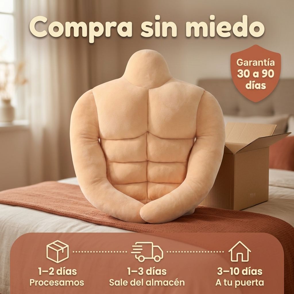 Almohada Peluche Don Tableta con Abdominales